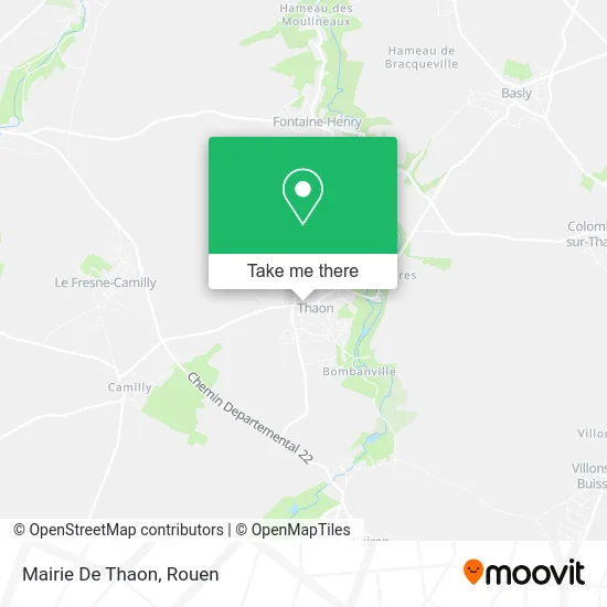 Mairie De Thaon map