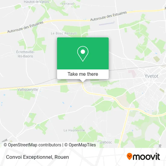 Convoi Exceptionnel map