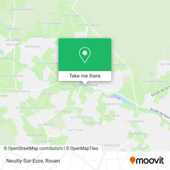 Neuilly-Sur-Eure map