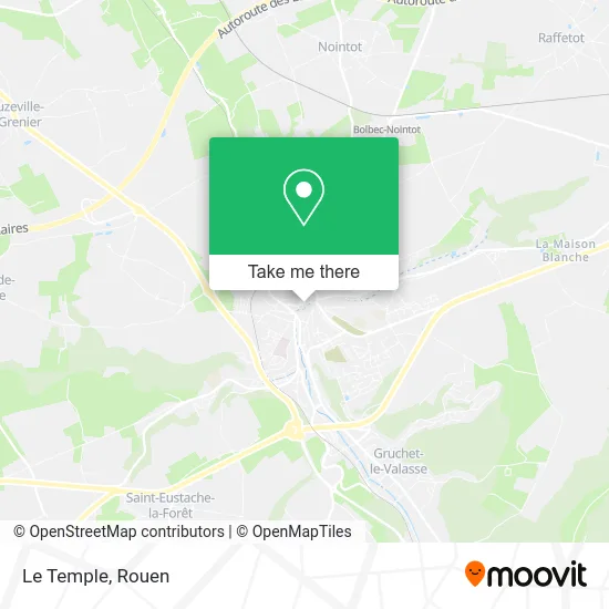 Le Temple map