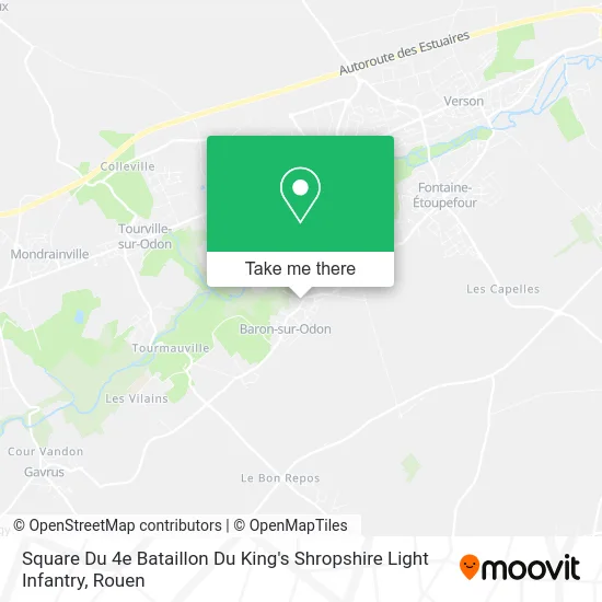 Square Du 4e Bataillon Du King's Shropshire Light Infantry map