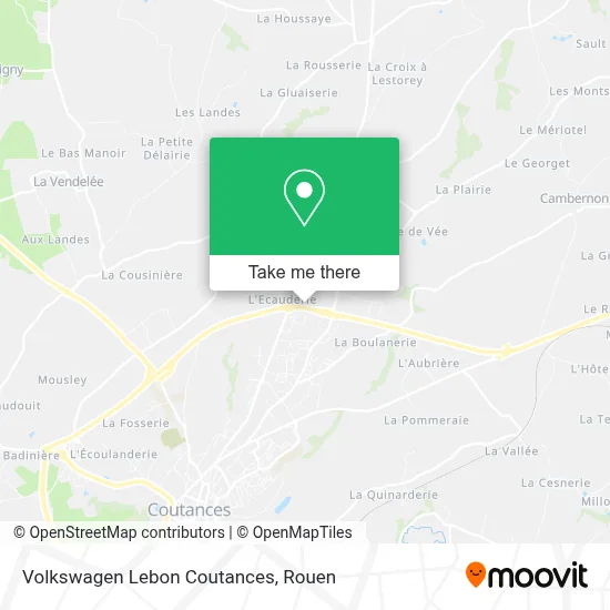 Volkswagen Lebon Coutances map