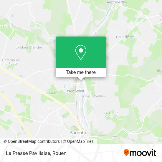 La Presse Pavillaise map