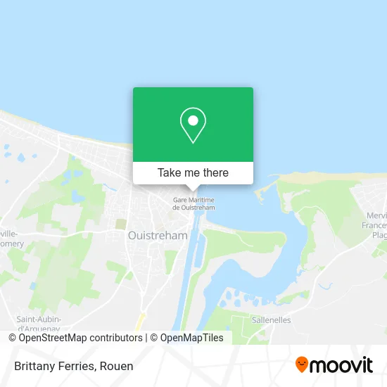 Brittany Ferries map