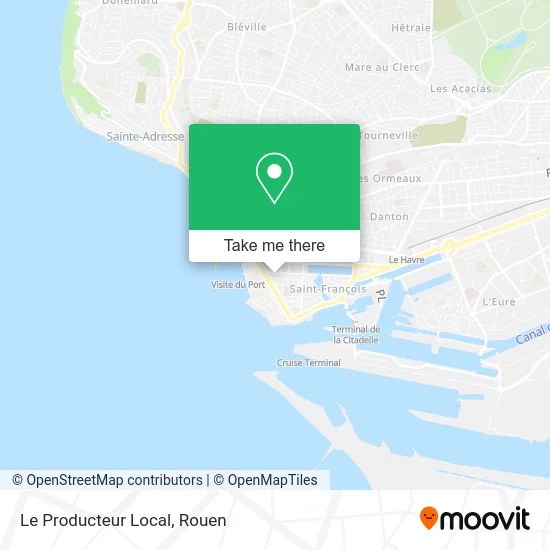 Le Producteur Local map