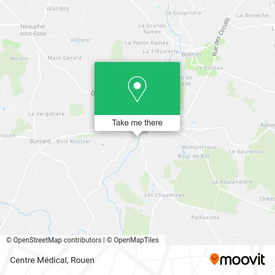 Centre Médical map