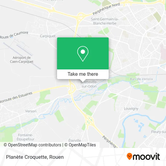 Planète Croquette map