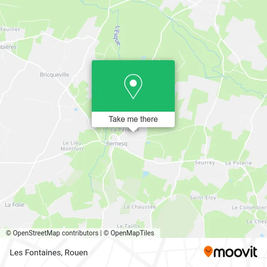 Les Fontaines map