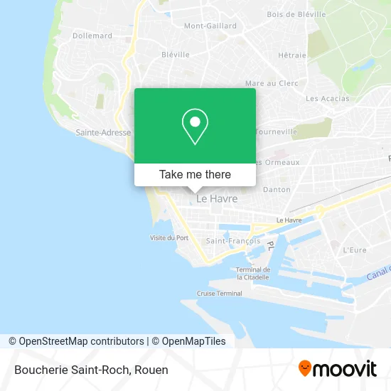 Boucherie Saint-Roch map