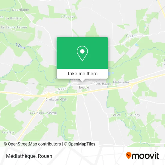 Médiathèque map