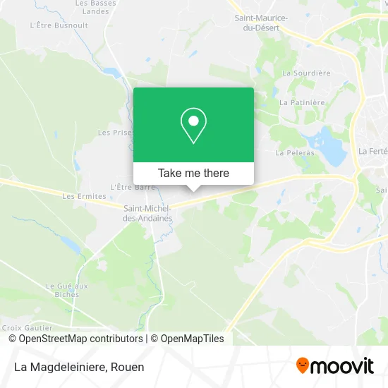 La Magdeleiniere map