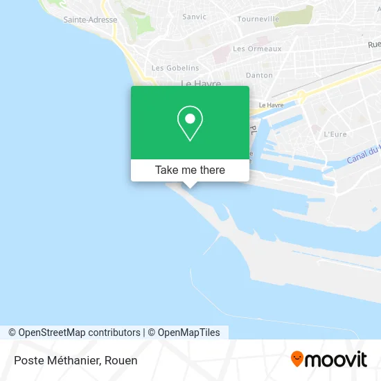 Poste Méthanier map