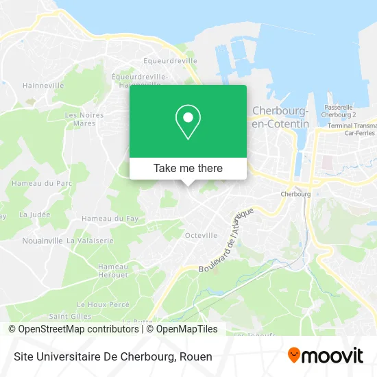 Site Universitaire De Cherbourg map