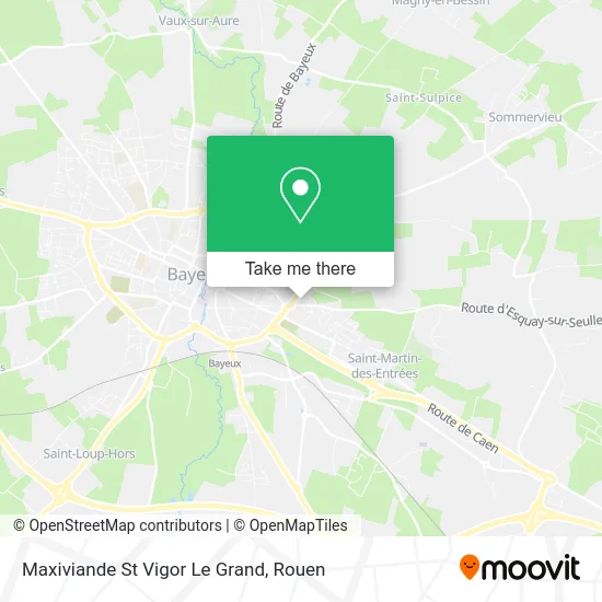 Maxiviande St Vigor Le Grand map