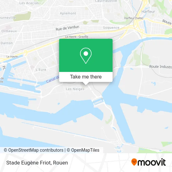 Stade Eugène Friot map