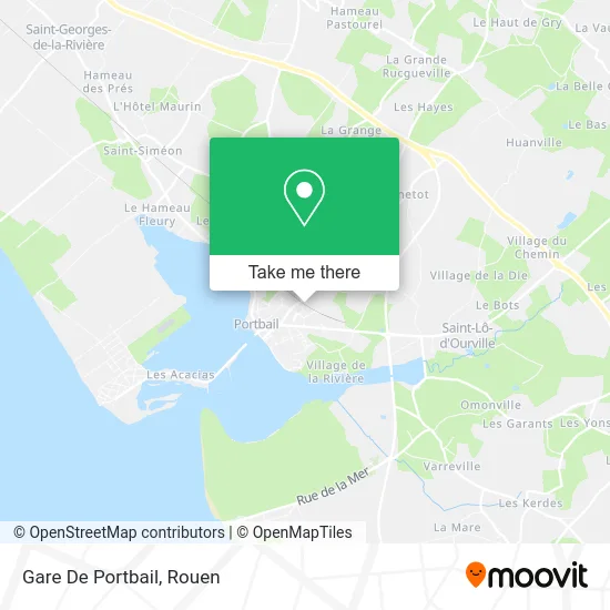 Gare De Portbail map