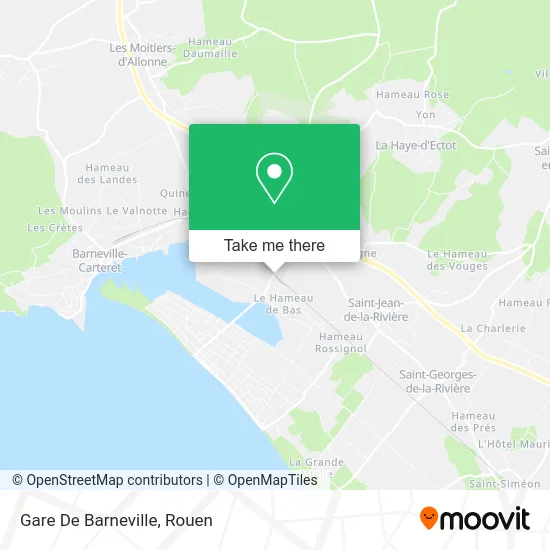 Gare De Barneville map