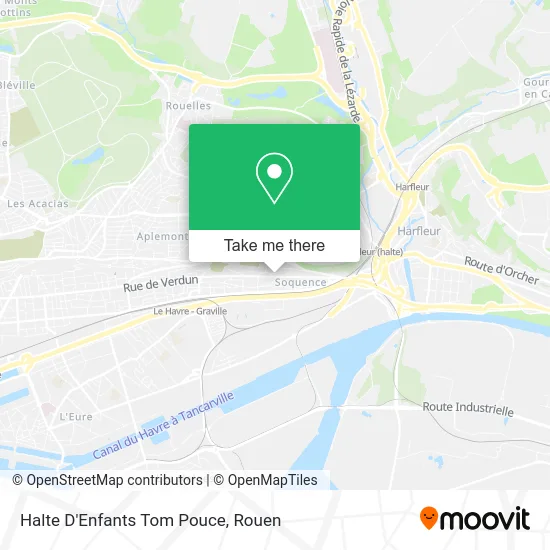 Halte D'Enfants Tom Pouce map