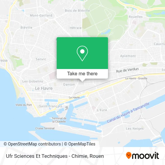 Ufr Sciences Et Techniques - Chimie map