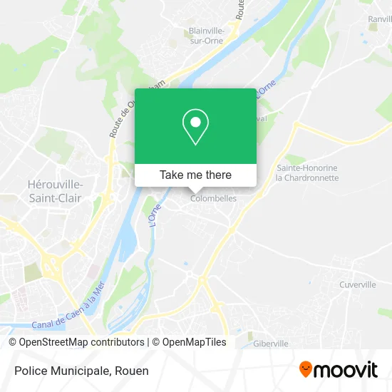 Police Municipale map