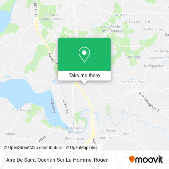 Aire De Saint-Quentin-Sur-Le-Homme map