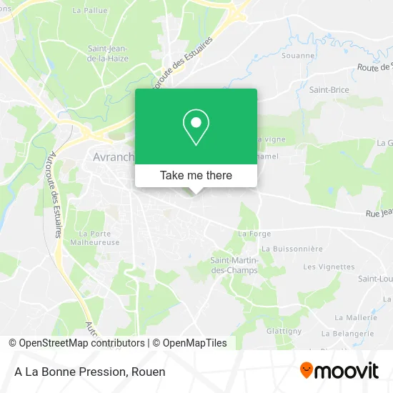 A La Bonne Pression map