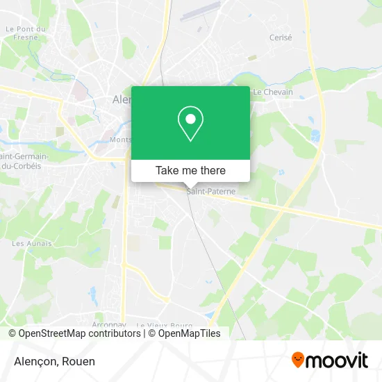 Alençon map