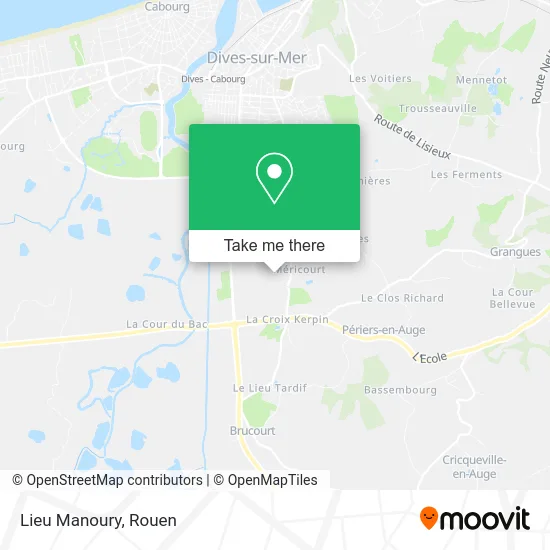 Lieu Manoury map