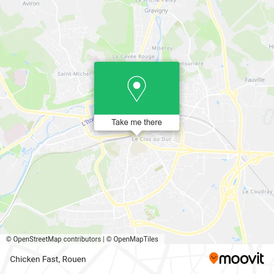 Chicken Fast map