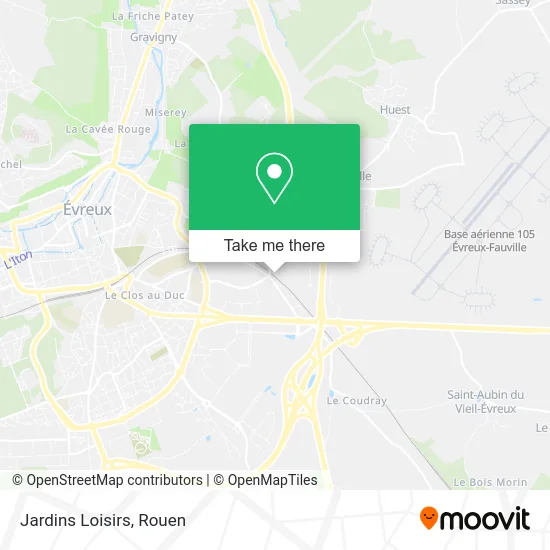 Jardins Loisirs map