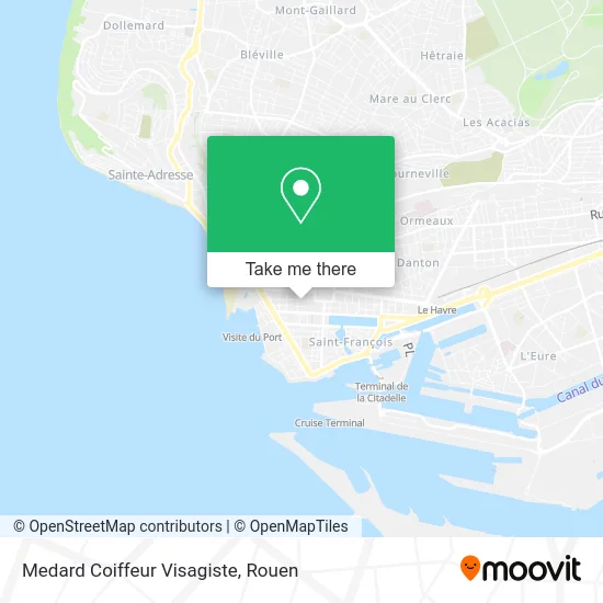 Medard Coiffeur Visagiste map