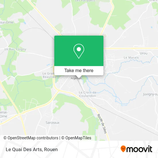 Le Quai Des Arts map