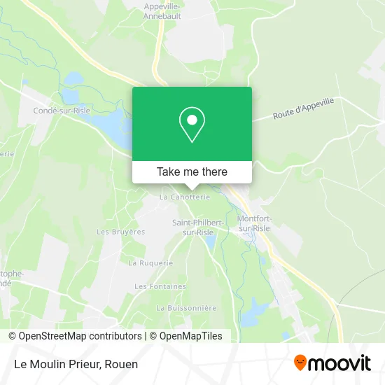 Le Moulin Prieur map