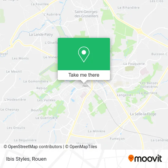 Ibis Styles map