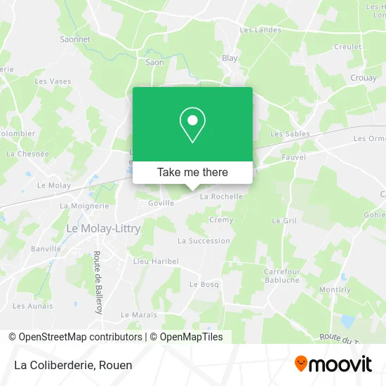 La Coliberderie map