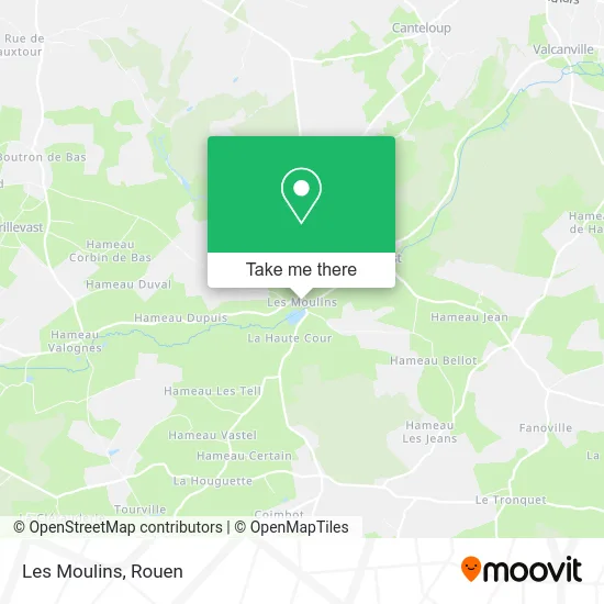 Les Moulins map