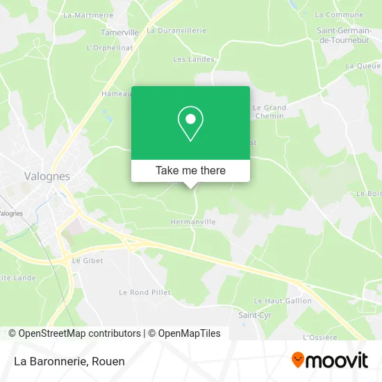 La Baronnerie map
