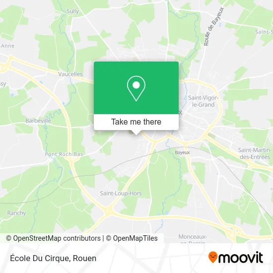 École Du Cirque map