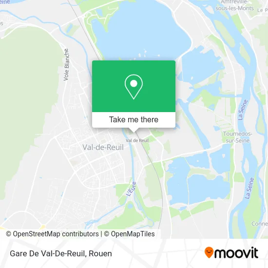 Gare De Val-De-Reuil map
