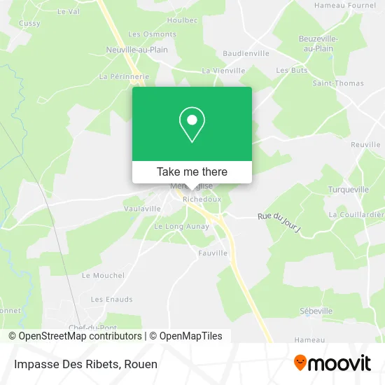 Impasse Des Ribets map