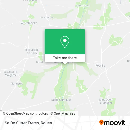 Sa De Sutter Frères map