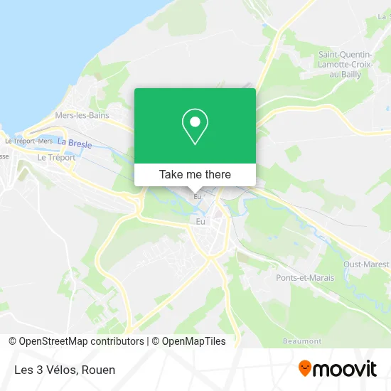 Les 3 Vélos map