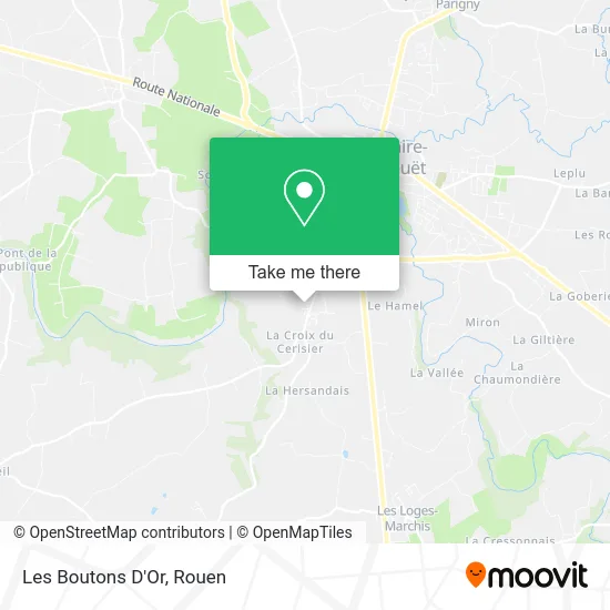 Les Boutons D'Or map