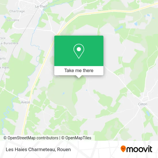Les Haies Charmeteau map