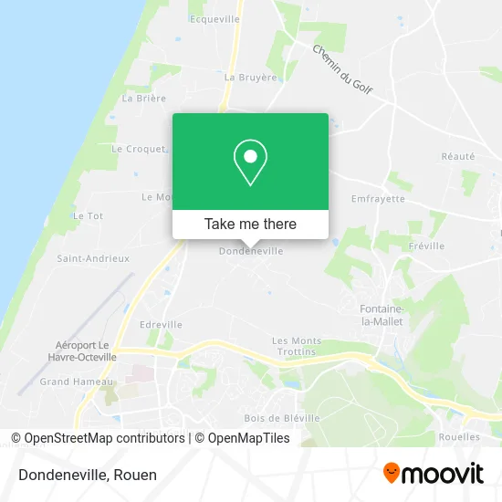 Dondeneville map