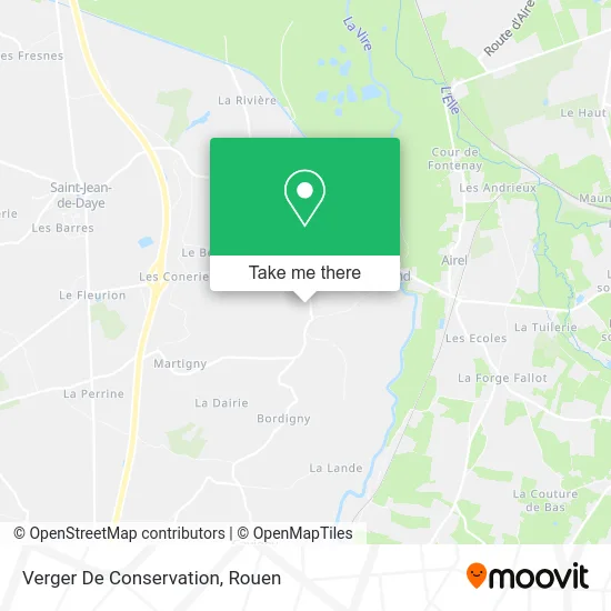 Verger De Conservation map