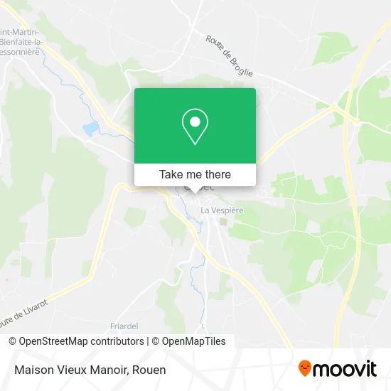 Maison Vieux Manoir map