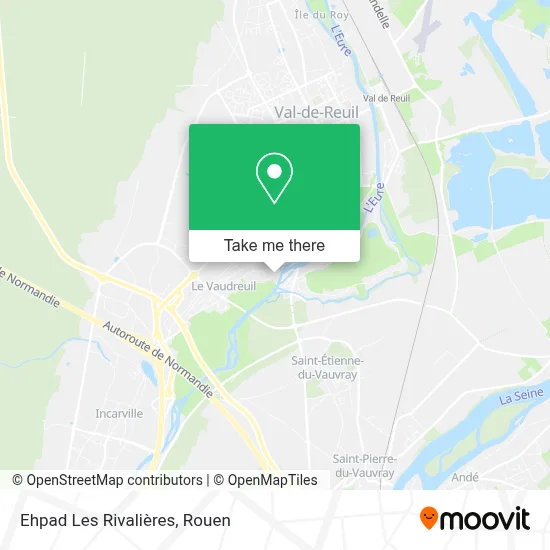 Ehpad Les Rivalières map