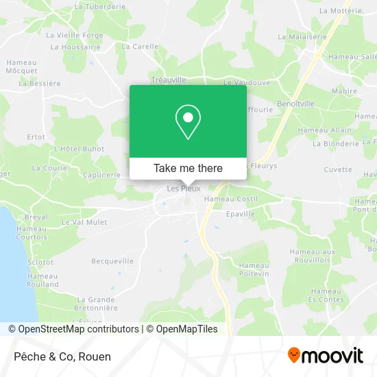 Pêche & Co map