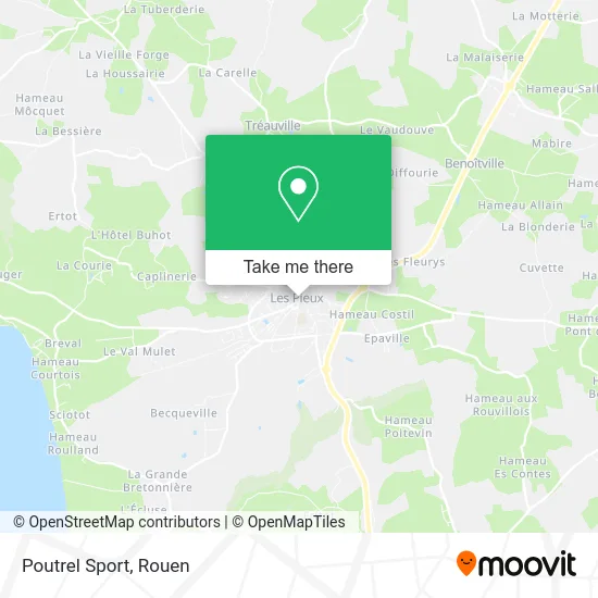 Poutrel Sport map